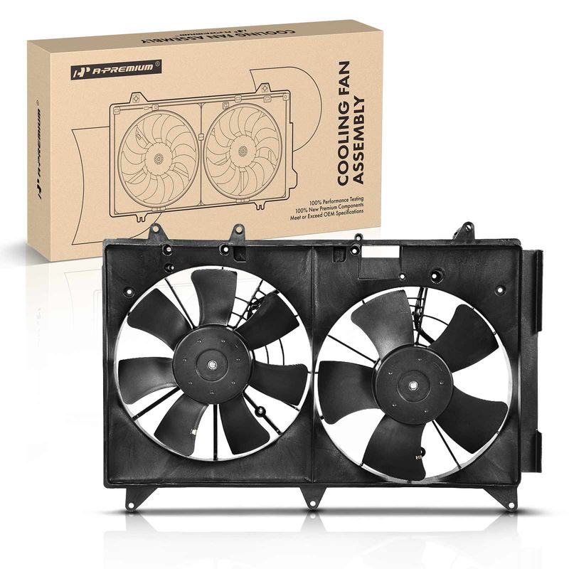 Engine Radiator Cooling Fan Assembly with Shroud for Mazda CX-7 2007-2009 2.3L