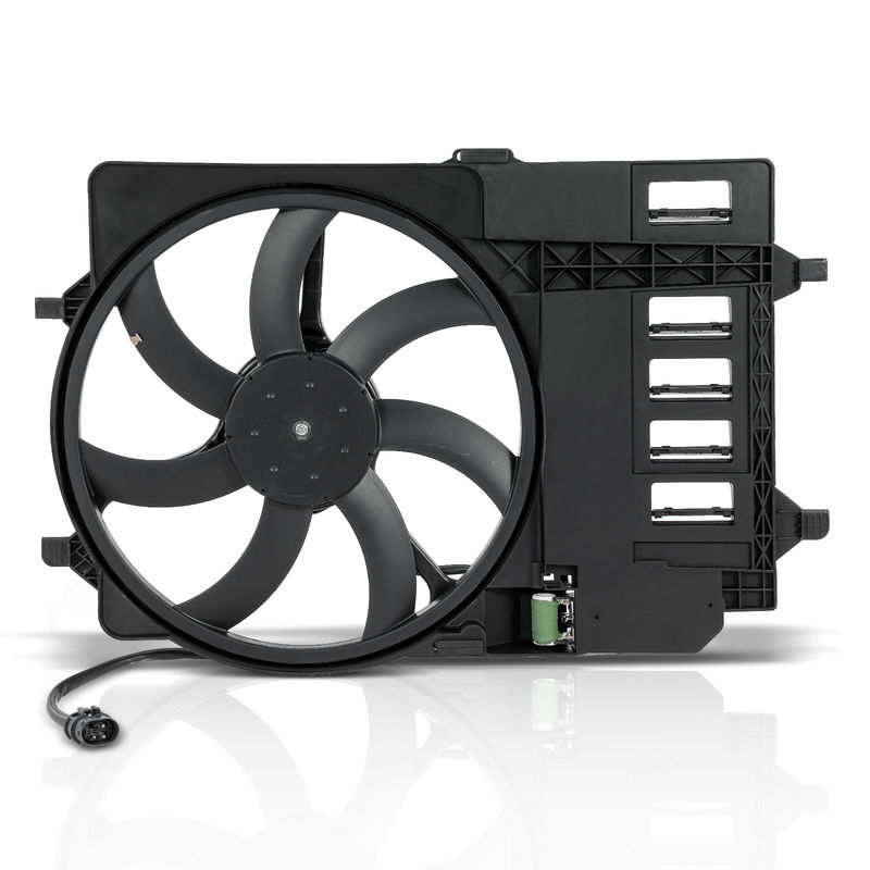 Engine Radiator Cooling Fan Assembly with Shroud for Mini Cooper 02-08 L4 1.6L