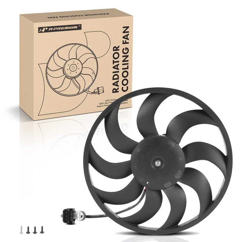 Radiator Cooling Fan Assembly for Chevrolet Sonic 2012-2018 L4 1.8L Manual