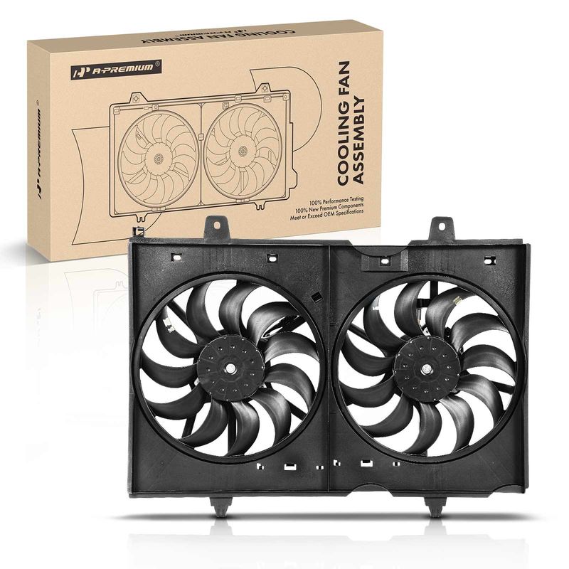 Engine Radiator Cooling Fan Assembly for Nissan Rogue 2008-2013 Rogue Select