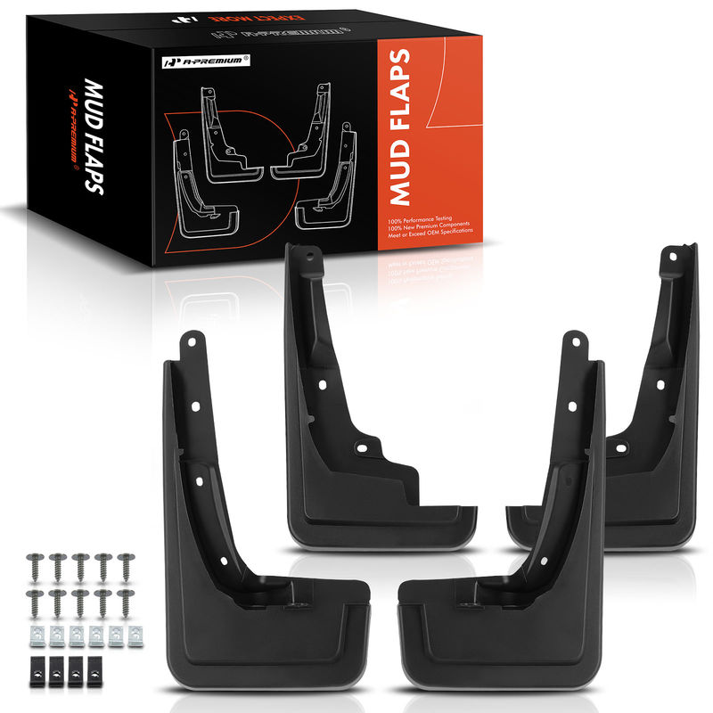 4x Front & Rear Splash Guards Mud Flaps for Ford Maverick 2022 2023