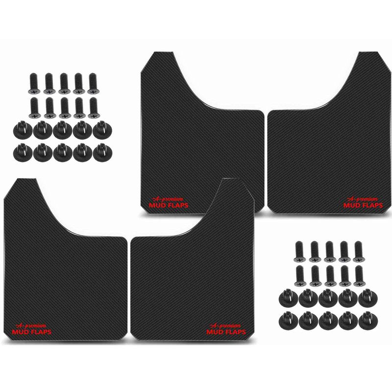 4x Front & Rear Splash Guards Mud Flaps for Toyota Chevy Ford Buick BMW Car Pickup SUV