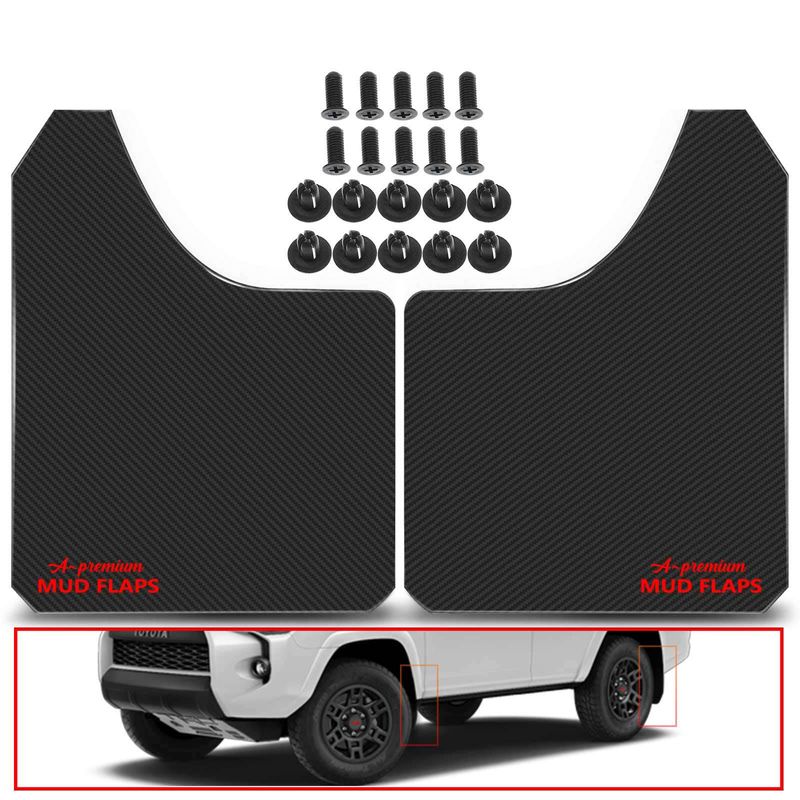 2x Front or Rear Splash Guards Mud Flaps for Pickup SUV Sport