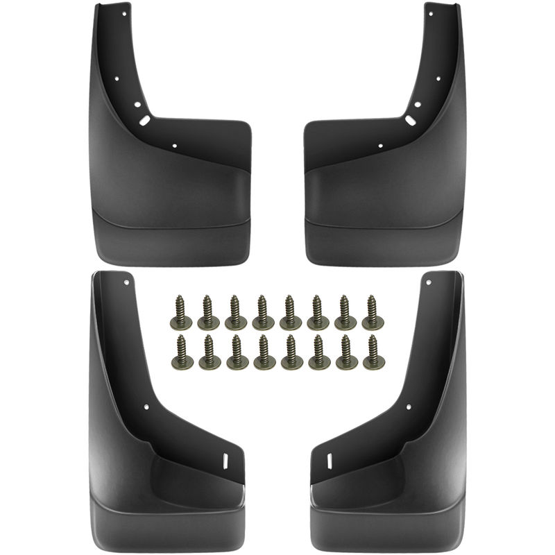 Mud Flaps Splash Guards with Fender Flares for Chevy Silverado Sierra 1999-2007