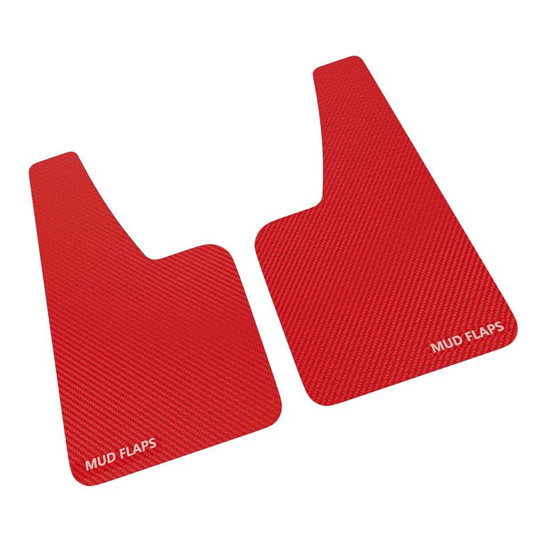 2x Front or Rear Splash Guards Mud Flaps for Small Car Chevy Audi BMW Dodge Ford