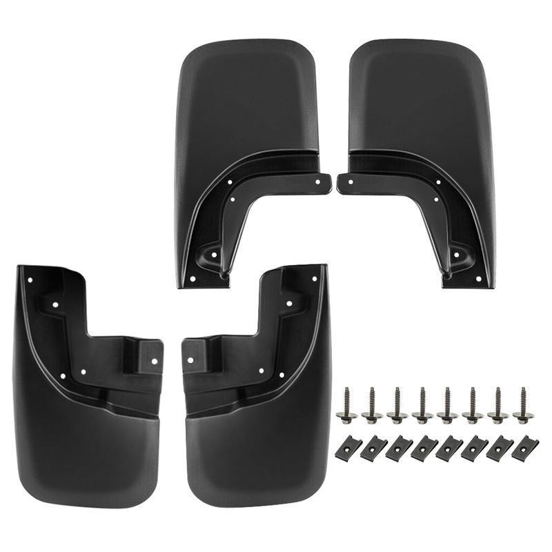 Mud Flaps Splash Guards with Fender Flares for Toyota Tacoma 2005 2006 2007-2015