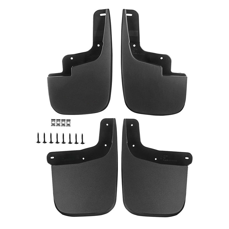Mud Flaps Splash Guards without fender flares for Chevy Colorado Canyon 2015-2023