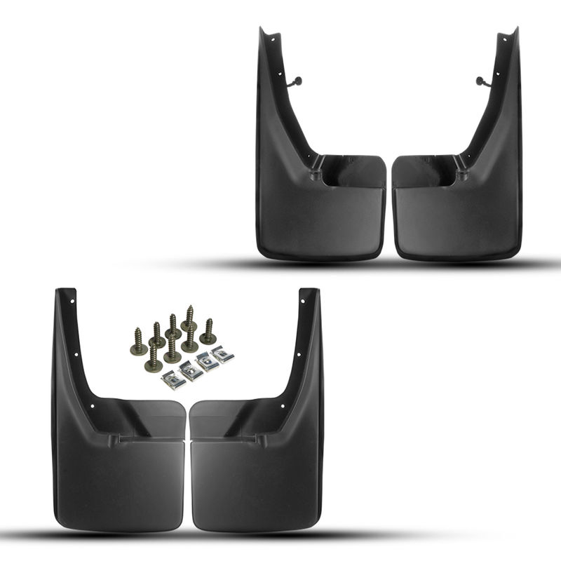Mud Flaps Splash Guards without Fender Flares for Dodge Ram 1500 2500 3500 2009-2016