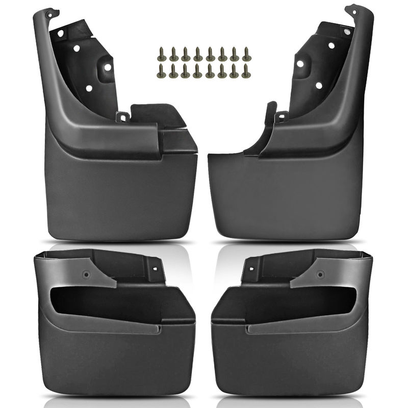 Mud Flaps Splash Guards with Fender Flares for Toyota Land Cruiser 80 Series