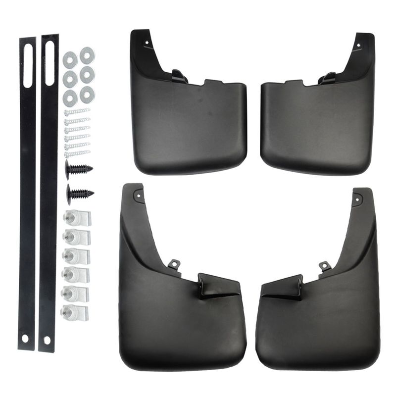 Mud Flaps Splash Guards with Fender Flares for Ford F-250 350 Super Duty 2011-2016