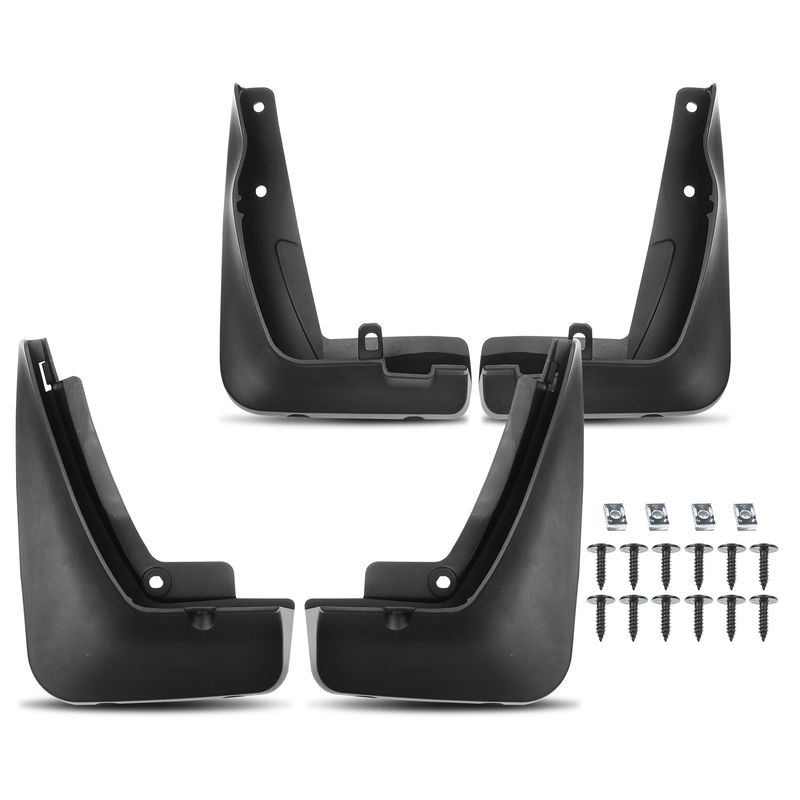 4x Front & Rear Splash Guards Mud Flaps for BMW E46 318i 320i 323is 325i 328Ci 330i