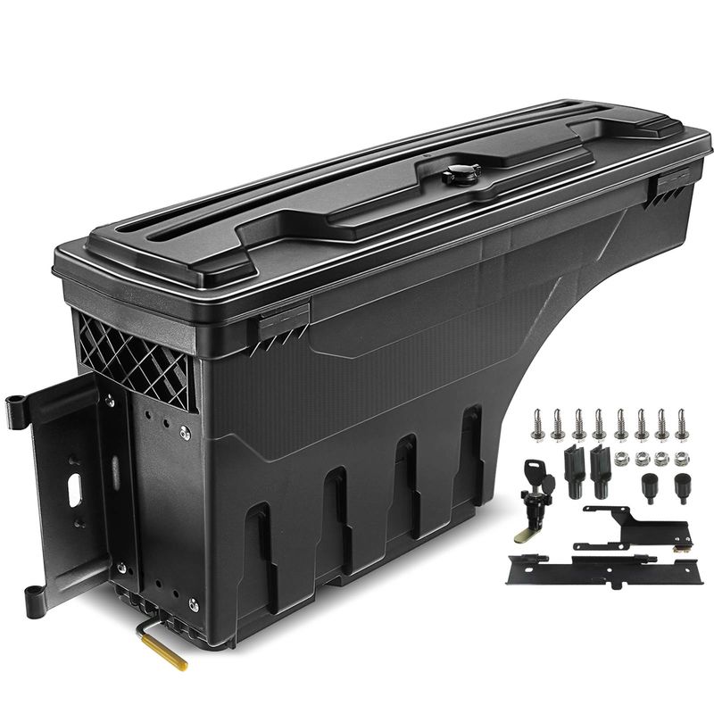 Rear Driver Truck Bed Storage Box ToolBox for Ford F-150 2015-2019