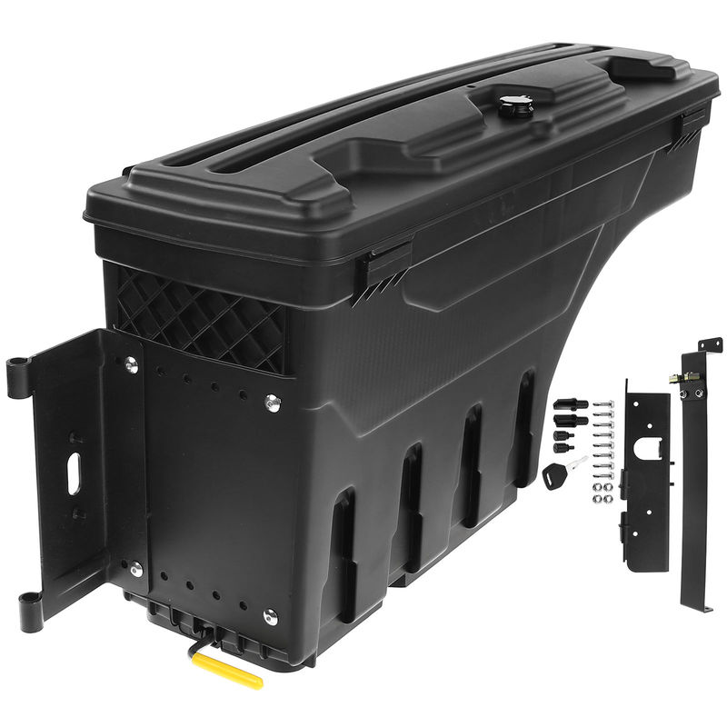 Rear Driver Truck Bed Storage Box ToolBox for Chevy Silverado GMC Sierra 1500