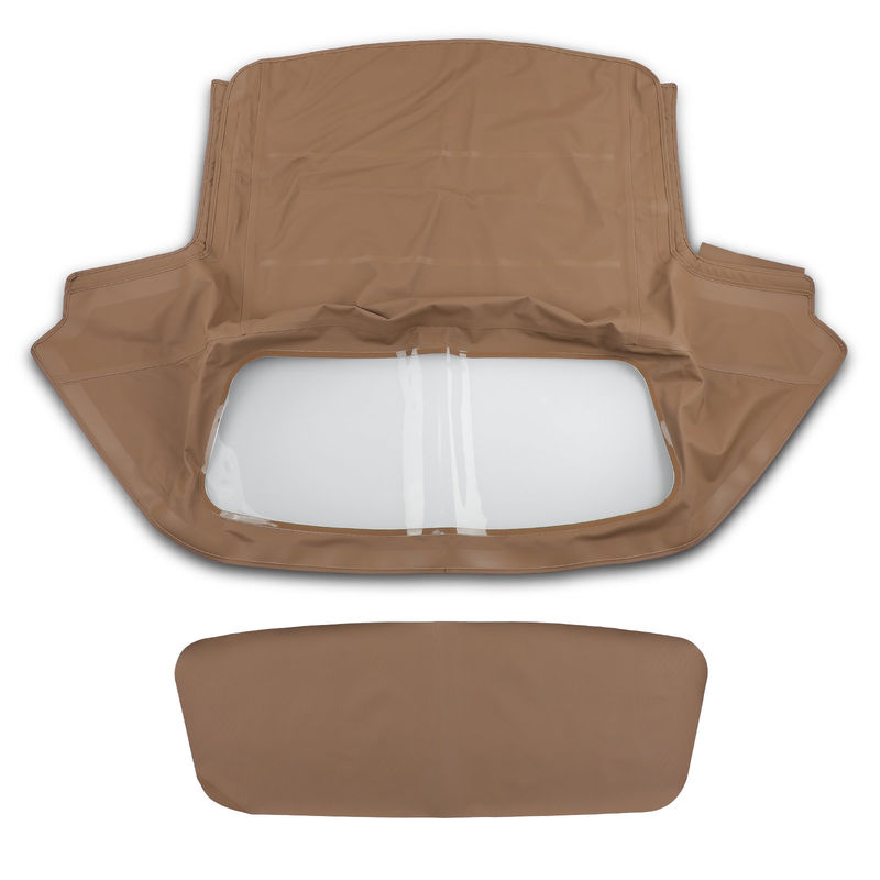 Tan Convertible Soft Top with Plastic Window for Alfa Romeo Spider GT Veloce 71-94