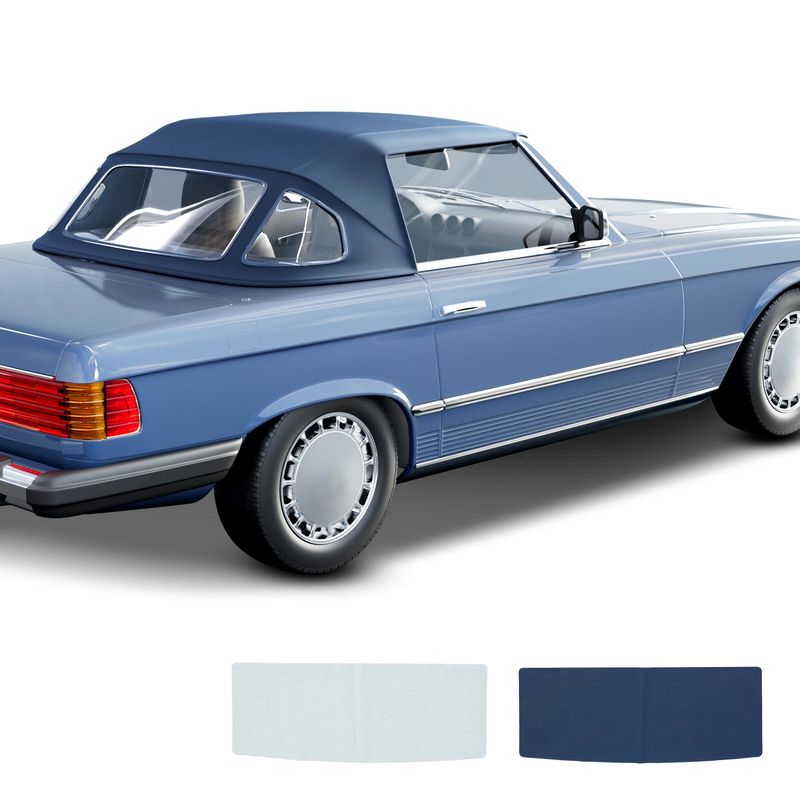 Blue Convertible Soft Top for Mercedes-Benz R129 380SL 81-85 450SL 75-80 560SL