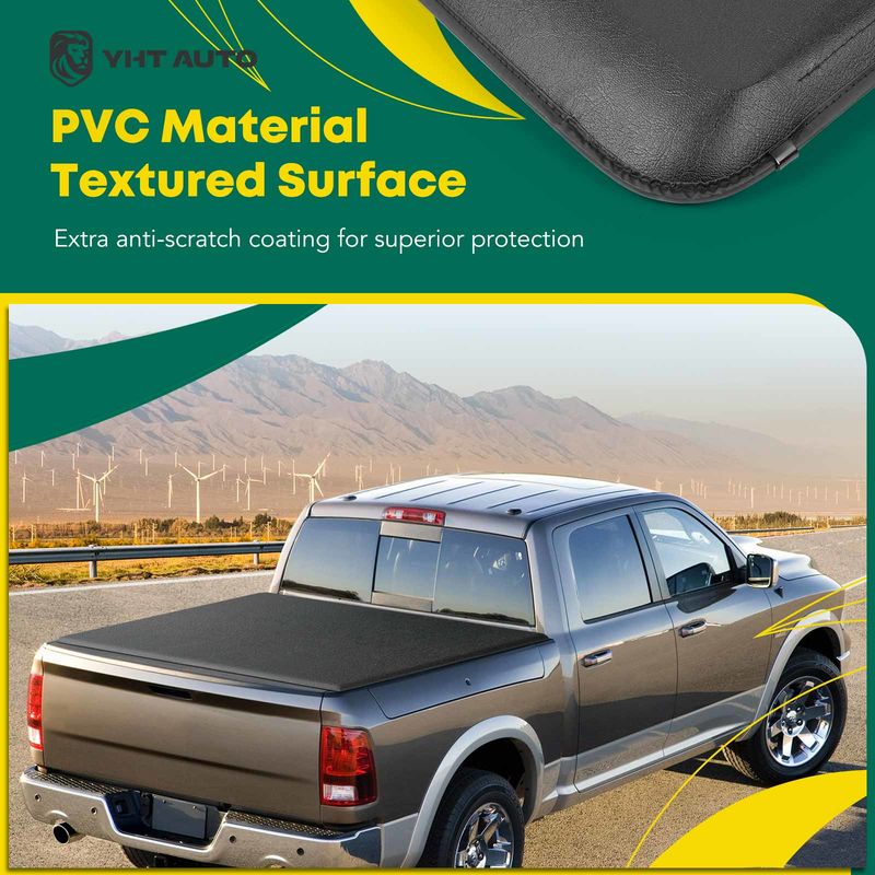 5.09 FT Bed Soft Roll-up Tonneau Cover with Auto Locking for Ford Ranger 19-23