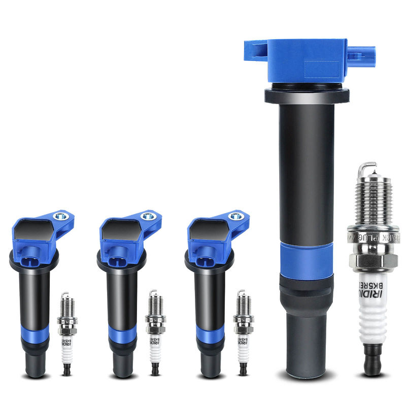 4x Ignition Coil & IRIDIUM Spark Plug Kits for Hyundai Accent Dodge Attitude Kia