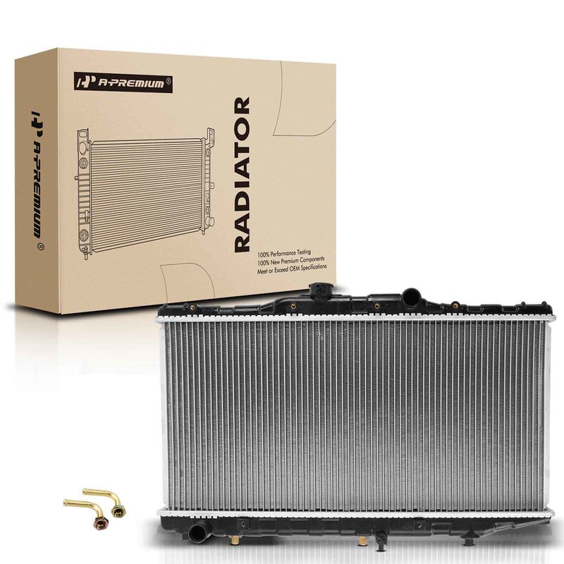 Radiator with Trans Oil Cooler for Chevy Nova 85-88 Toyota Corolla Auto Trans.