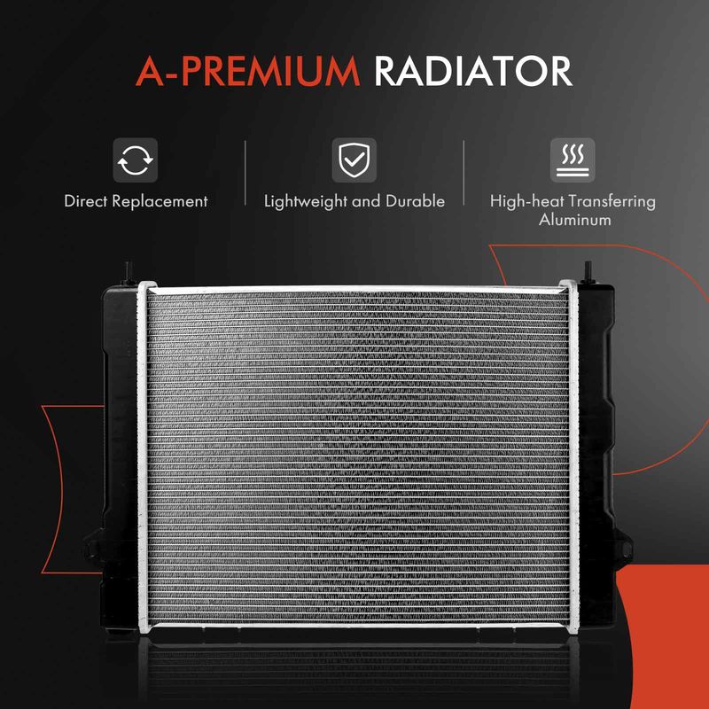 Radiator with Oil Cooler for Jeep Grand Cherokee 1993-1997 L6 4.0L Auto Trans.