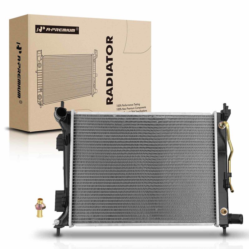 Radiator with Oil Cooler for Hyundai Accent Kia Rio 2012-2017 L4 1.6L Automatic