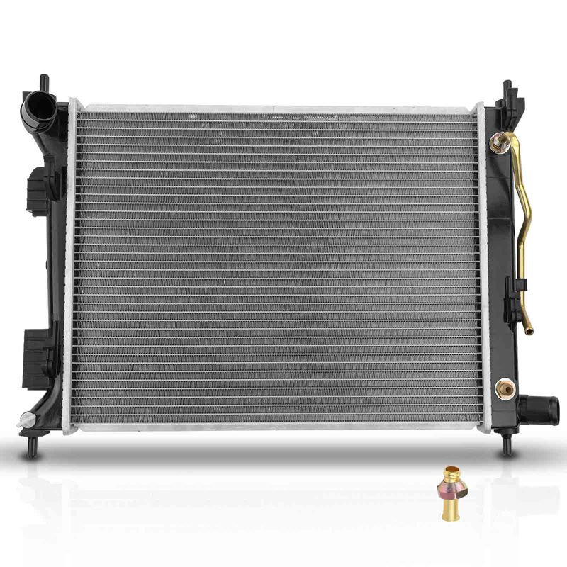 Radiator with Oil Cooler for Hyundai Accent Kia Rio 2012-2017 L4 1.6L Automatic