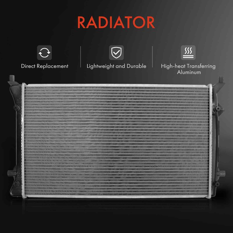 Radiator for Volkswagen Golf 2010 2011 2012 2013 2014 L5 2.5L Manual Trans.