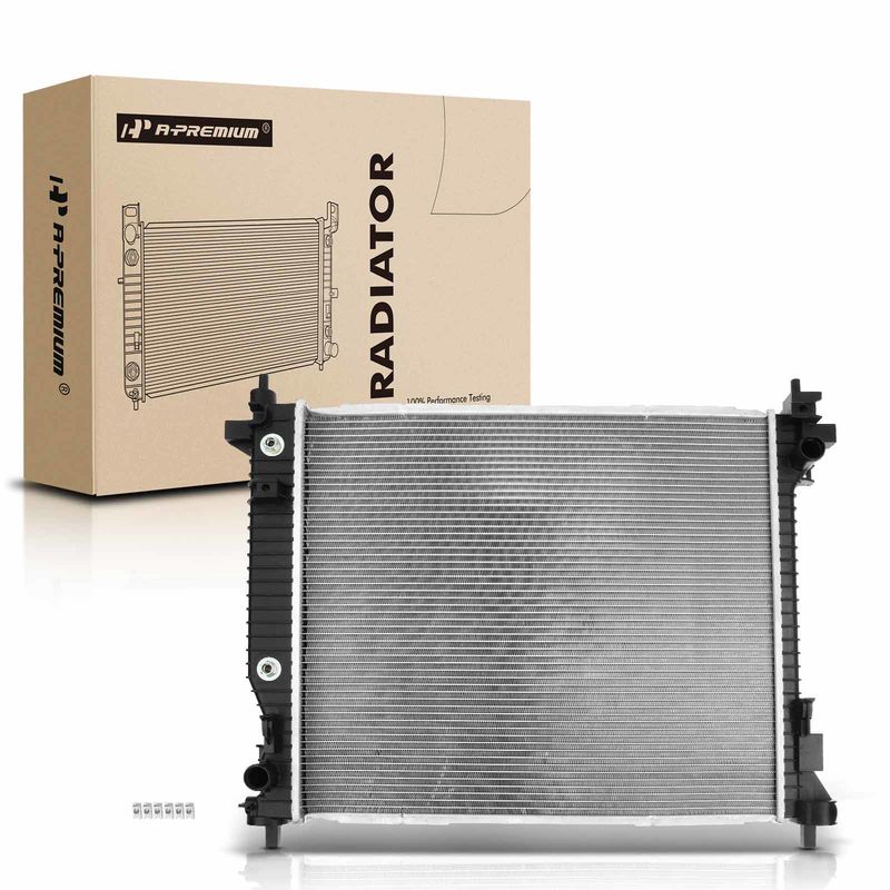 Radiator with Oil Cooler for Cadillac SRX 2010-2016 Saab 9-4X Automatic Trans.