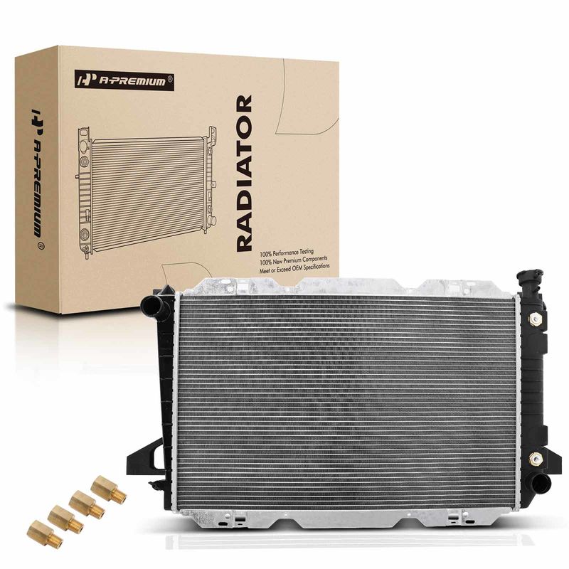 Radiator with Trans Oil Cooler for Ford F-150 1985-1997 F-250 F-350 L6 4.9L Auto