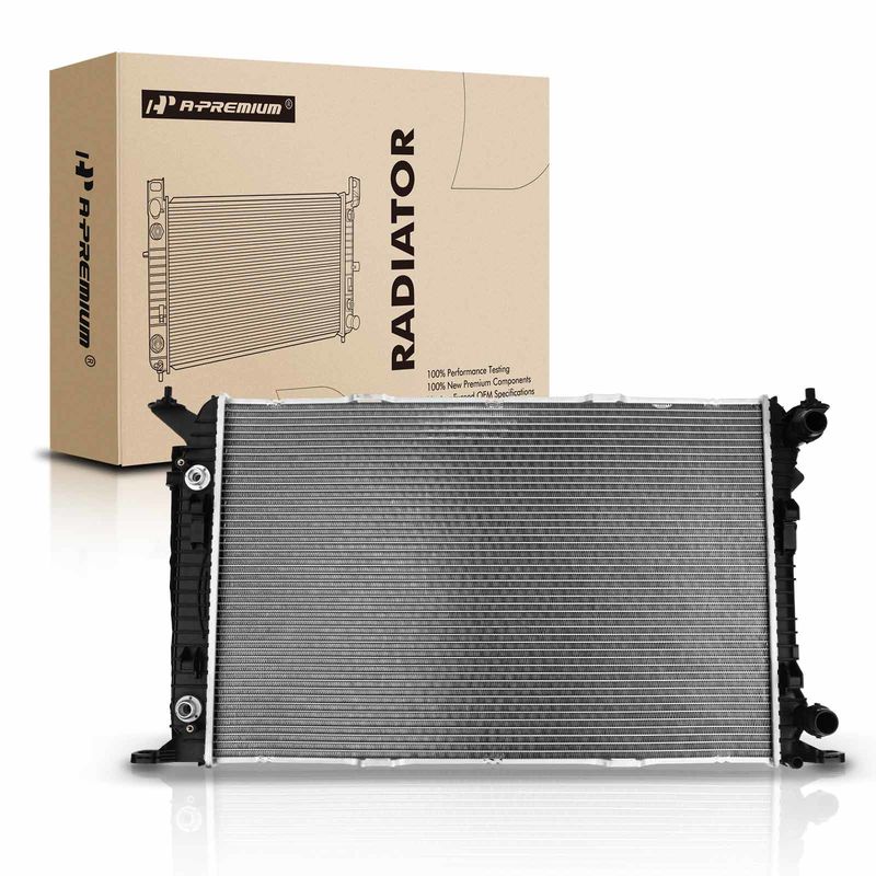 Radiator with Oil Cooler for Audi A4 A5 A6 Quattro Allroad Q5 Automatic Trans