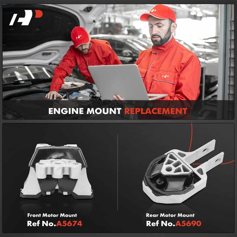 2x Engine Motor Mount for Dodge Dart 2013-2016 L4 2.0L DOHC