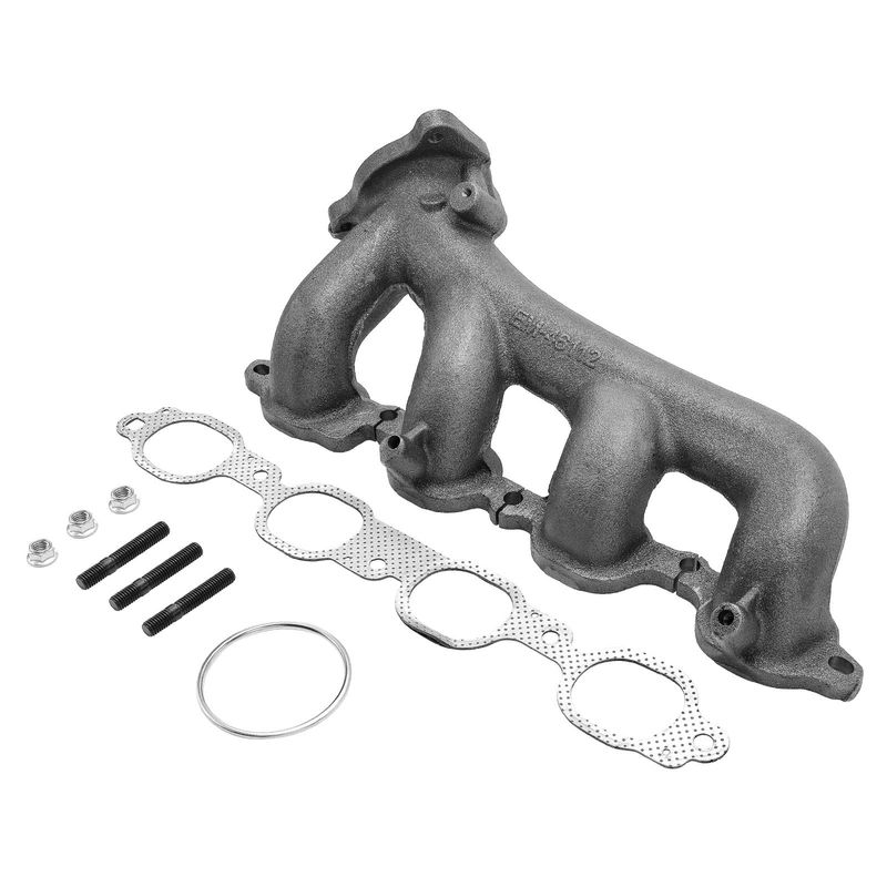 Left Exhaust Manifold with Gasket Kit for Chevrolet Silverado 1500 GMC 5.3L 6.2L