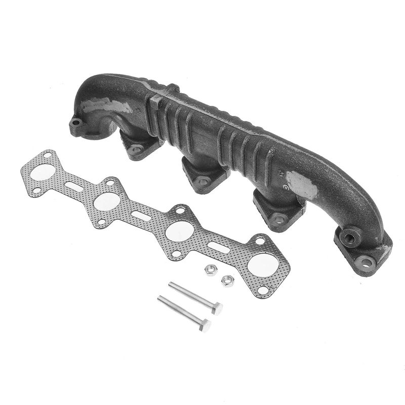 2x Left & Right Exhaust Manifold with Gasket for Ford F-250 F-350 Super Duty
