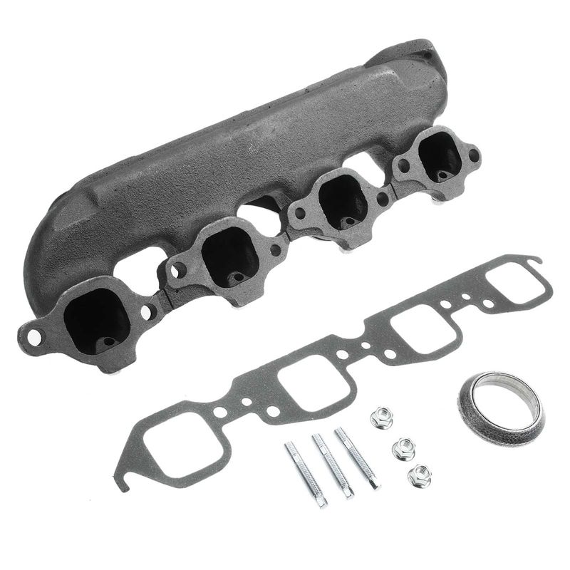 Left Exhaust Manifold with Gasket for Chevrolet C1500 90-93 GMC C3500 V8 7.4L