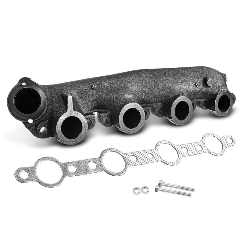 Right Exhaust Manifold with Gasket for Ford F Super Duty International Harvester