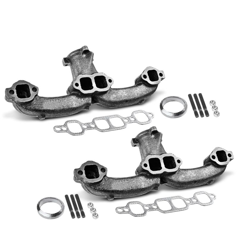 2x Left & Right Exhaust Manifold with Gasket for Chevrolet Corvette C60
