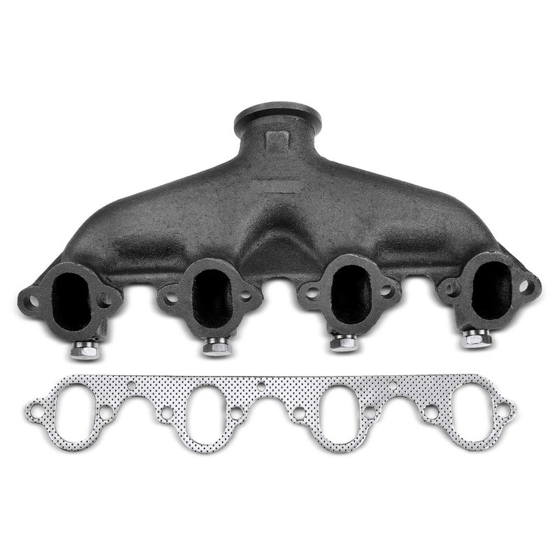 Left or Right Exhaust Manifold with Gasket for Ford F600 F700 LN600 LN700 B600