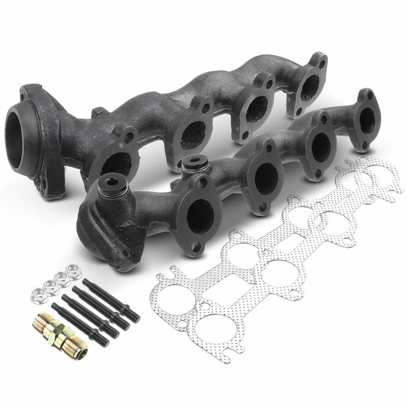 2x Left & Right Exhaust Manifold with Gasket for Ford Expedition F-150 1997-1998