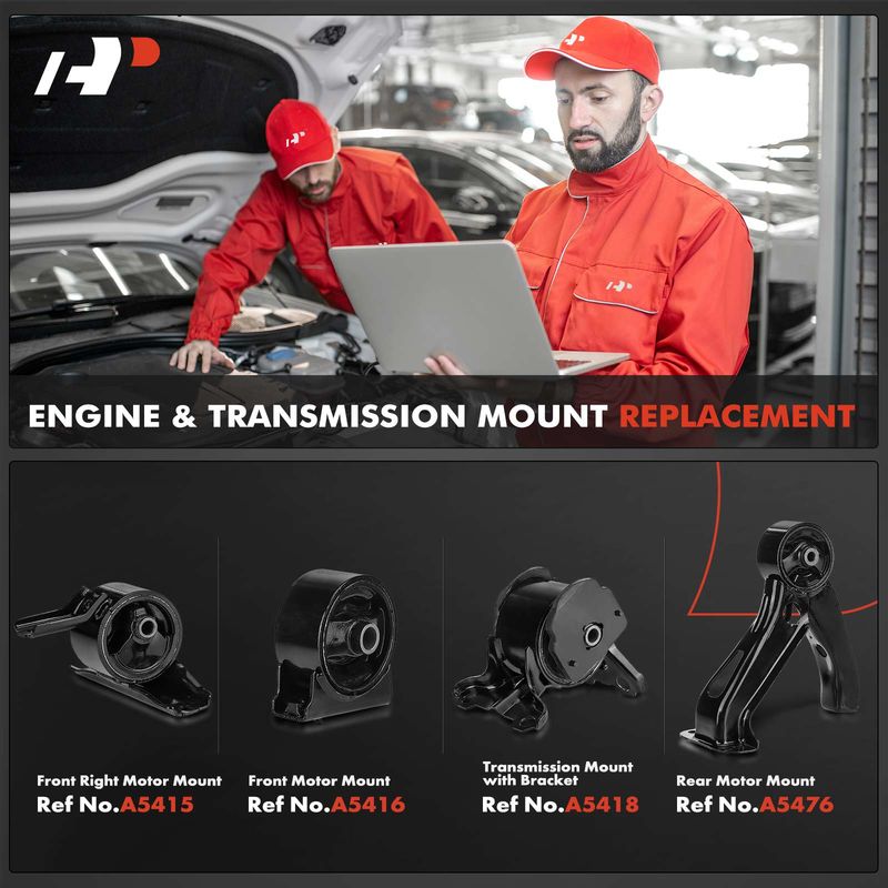 4x Engine Motor & Transmission Mount for Jeep Compass Patriot Outlander Sport