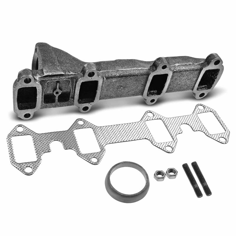 Right Exhaust Manifold with Gasket for Ford F-100 150 250 350 M-400 5.9L 6.4L