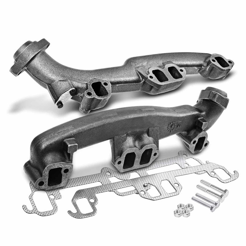 2x Left & Right Exhaust Manifold with Gasket for Dodge Dakota Ram 1500 2500