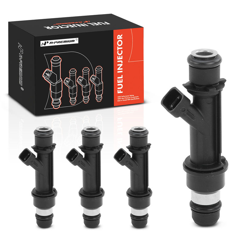 4x Black Fuel Injectors for Chevrolet Aveo 2004-2006 L4 1.6L GAS 2 Pins