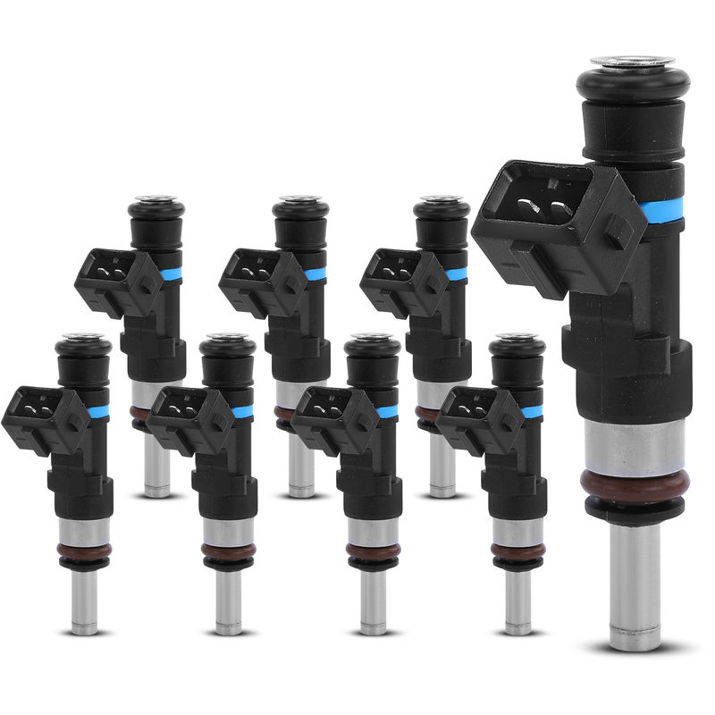 8x Black Fuel Injectors for BMW M3 2008-2013 4.0L E90 E92 E93