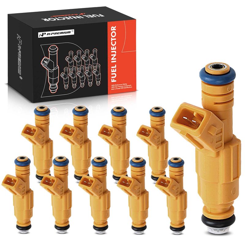 10x Fuel Injector for Ford F-250 F-350 E-350 Super Duty E-350 Econoline V10 6.8L