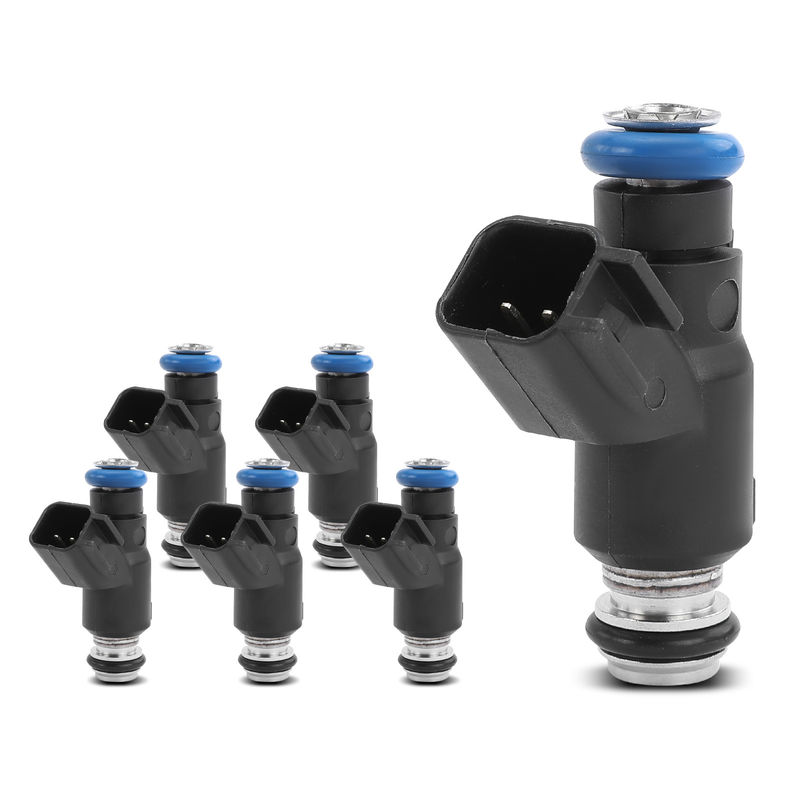 6x Black Fuel Injectors for Chevy Impala Malibu Uplander 06-09 Pontiac G6 Buick