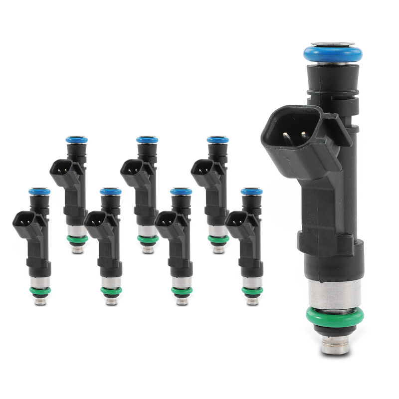 8x Black Fuel Injectors for Ford F-150 Mustang 2011-2015 V8 5.0L