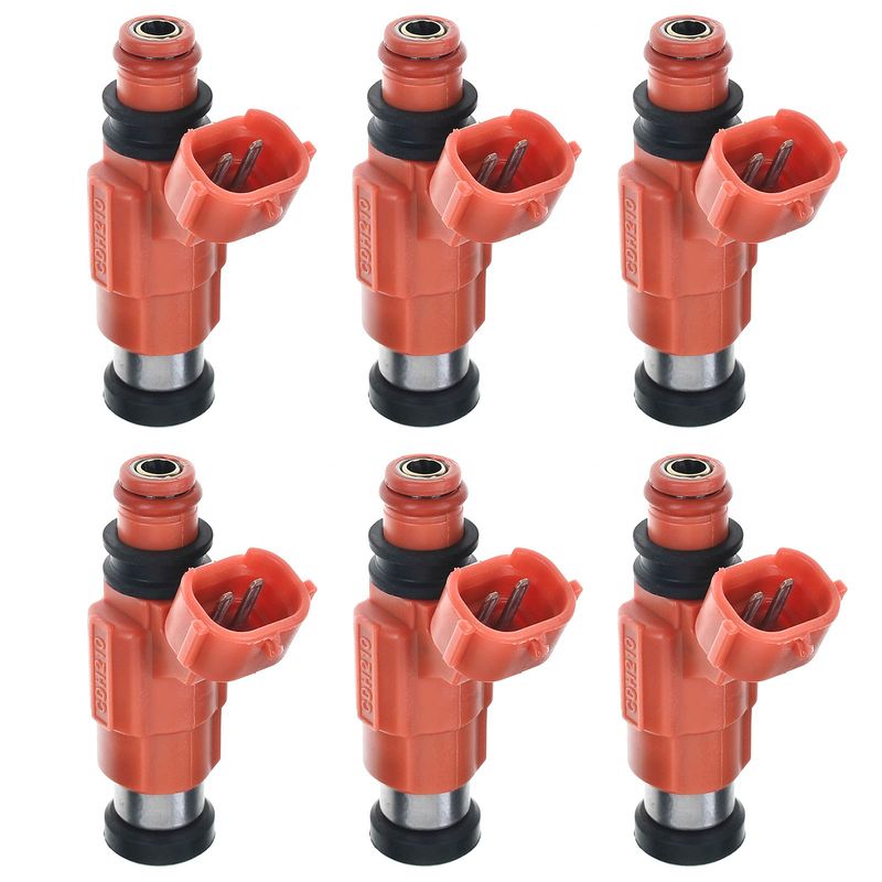 6x Fuel Injectors for Chrysler Sebring 2001-2005 Stratus Mitsubishi Eclipse 3.0L