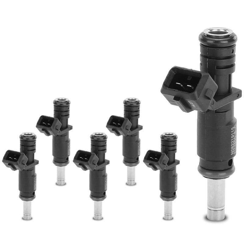 6x Fuel Injector for BMW 128i 323i 325i 328i 330i 525xi 528i 530i X3 X5 Z4