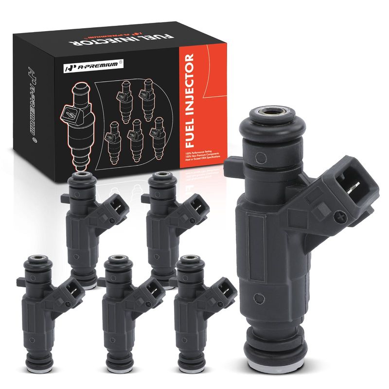 6x Black Fuel Injectors for Saturn Vue 2002-2003 V6 3.0L