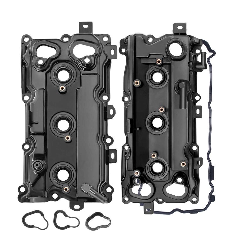 2x Engine Valve Cover with Gasket for Nissan Pathfinder Infiniti QX60 09-17