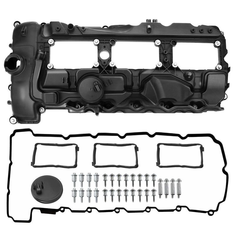Engine Valve Cover with Gasket for BMW 335i 535i 740i X1 X3 X5 X6 N55 N55 3.0L